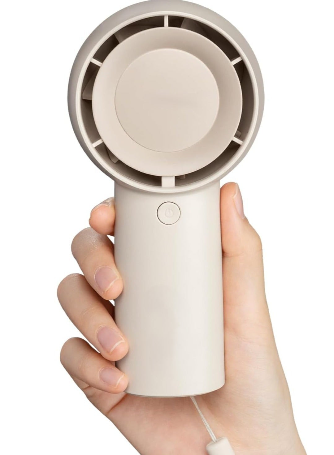 NOVA TECH Handheld Turbo Fan | Portable USB Rechargeable Personal Cooling Fan | 5-Speed Mini Fan for Travel, Outdoor, Home & Office