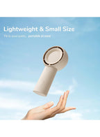 NOVA TECH Handheld Turbo Fan | Portable USB Rechargeable Personal Cooling Fan | 5-Speed Mini Fan for Travel, Outdoor, Home & Office