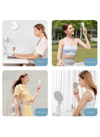 NOVA TECH Handheld Turbo Fan | Portable USB Rechargeable Personal Cooling Fan | 5-Speed Mini Fan for Travel, Outdoor, Home & Office