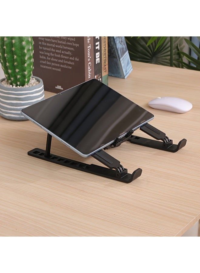 Adjustable Laptop Cooling Stand with High Airflow Cooling Fan | Portable Ergonomic Laptop & Tablet Stand