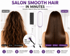 Nova Tech Hair Straightener Brush – Fast Heating Anti-Scald Electric Hair Styling Comb