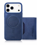 MagSafe Wallet Phone Case – Magnetic Leather Card Holder Cover with Detachable RFID Wallet