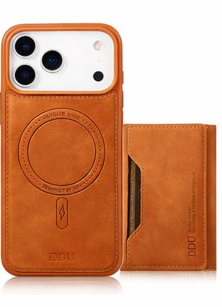 Magnetic Wallet Case – iPhone 17 Pro Max (RFID, Card Holder)