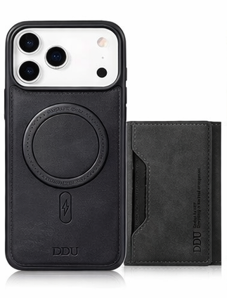Magnetic Wallet Case – iPhone 17 Pro Max (RFID, Card Holder)