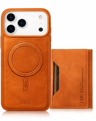 Magnetic Wallet Case – iPhone 17 Pro Max (RFID, Card Holder)