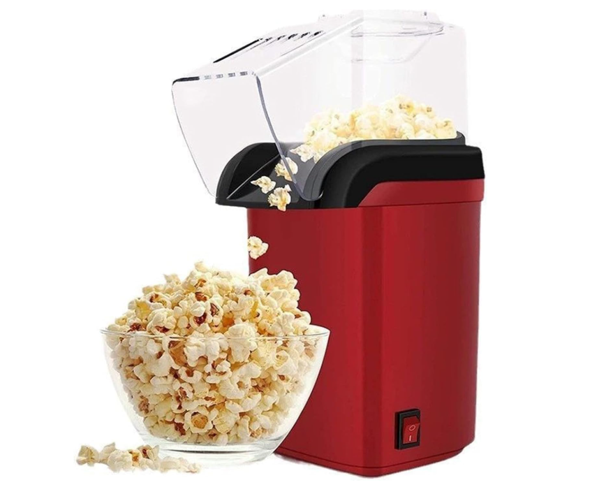 Mini Hot Air Popcorn Maker Machine – Healthy Oil-Free Popcorn Popper for Home Use