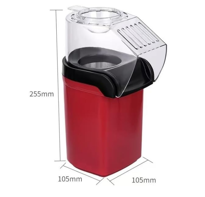 Mini Hot Air Popcorn Maker Machine – Healthy Oil-Free Popcorn Popper for Home Use