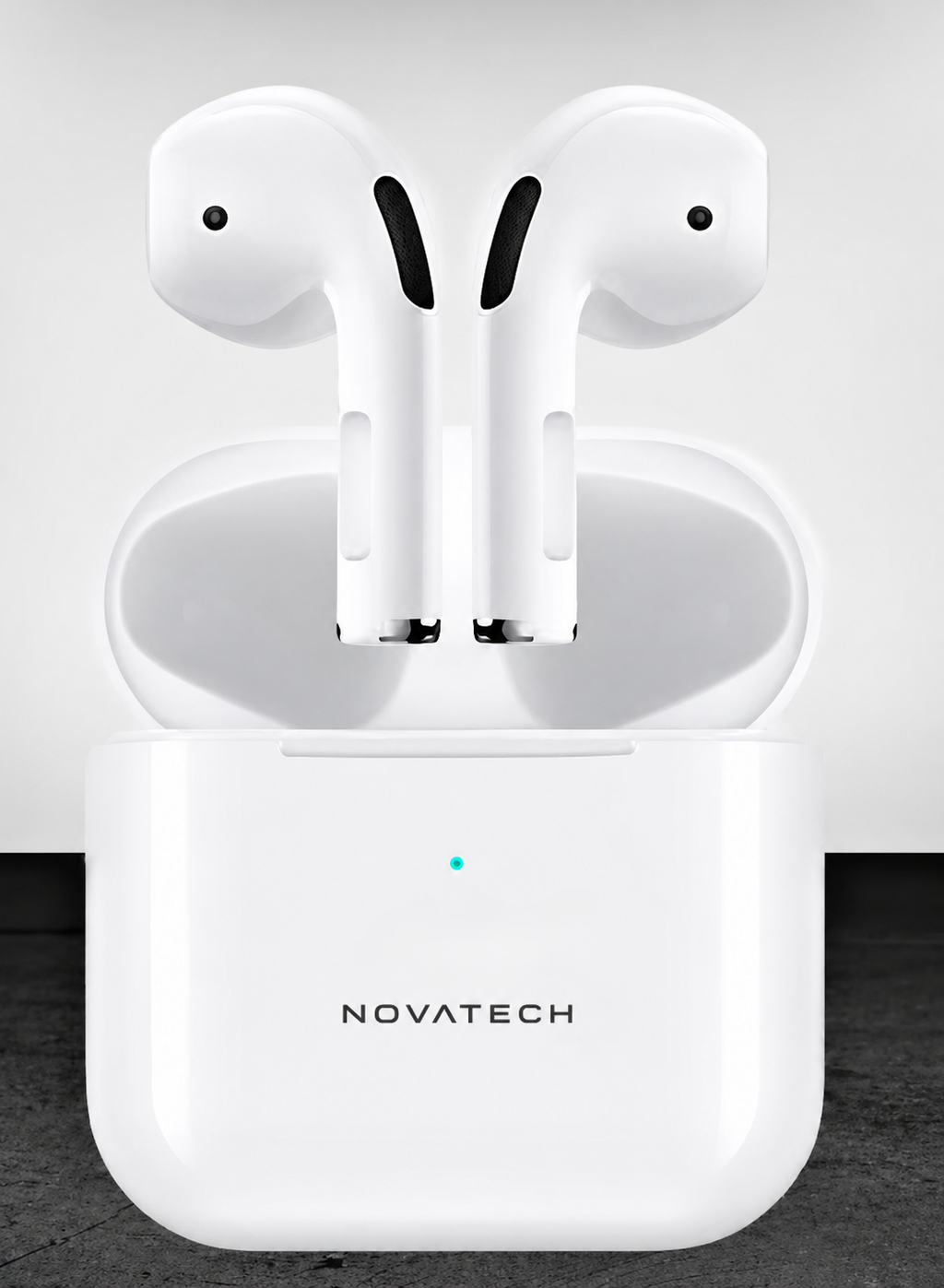 NOVA TECH Air-B7 Bluetooth 5.4 Wireless Earbuds | Active Noise Cancellation, HD Microphone, Premium Stereo Sound & USB-C Charging Case