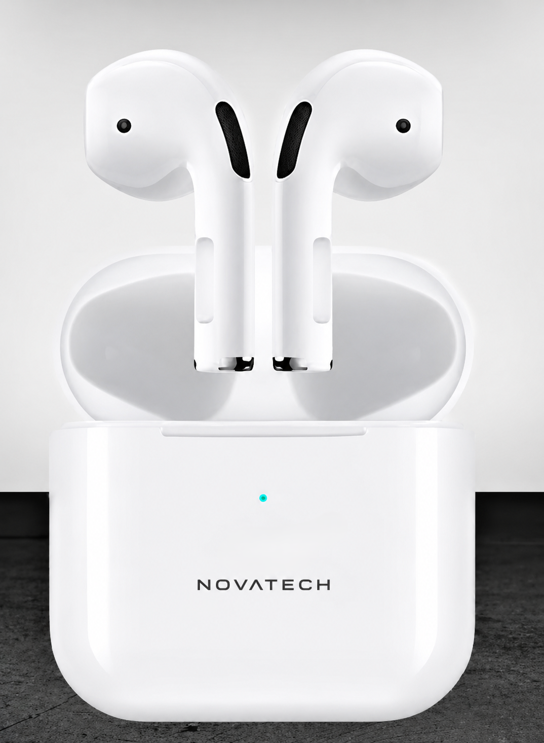 NOVA TECH Air-B7 Bluetooth 5.4 Wireless Earbuds | Active Noise Cancellation, HD Microphone, Premium Stereo Sound & USB-C Charging Case