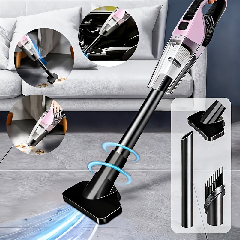 Portable Handheld Vacuum Cleaner – Cordless Rechargeable Mini Vacuum for Car & Home